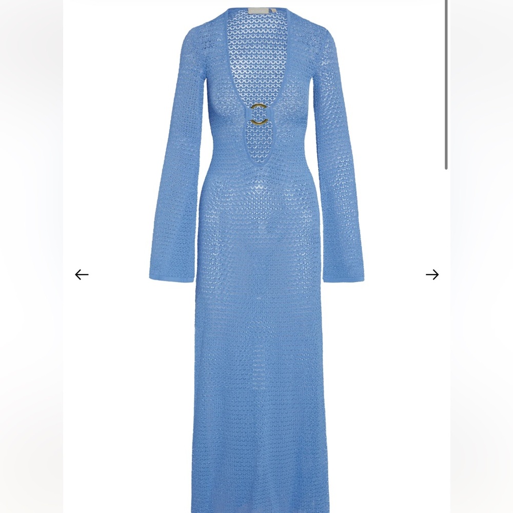 Monday Swimwear Blue Long Sleeve Dress